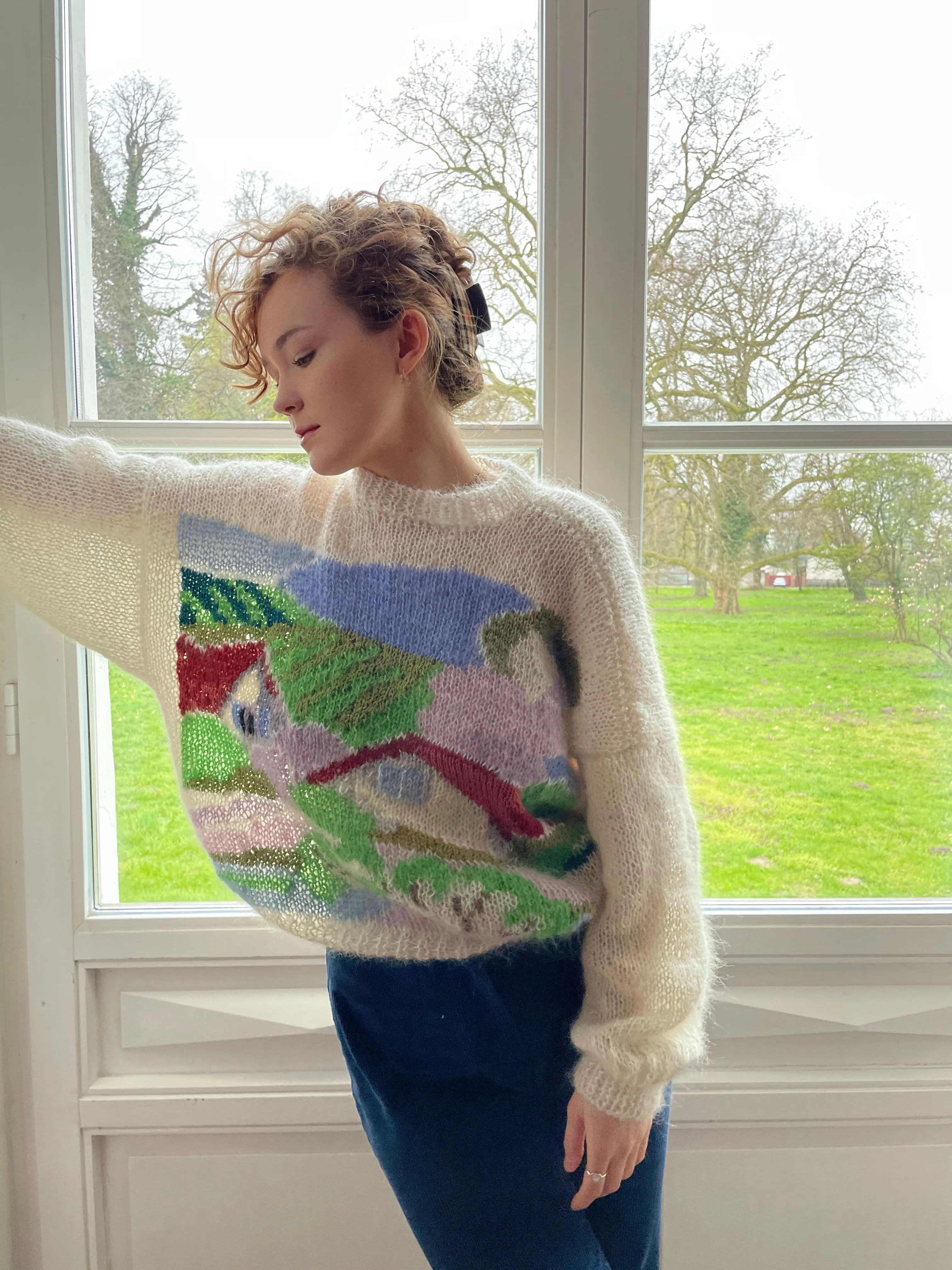Handmade landscape jumper