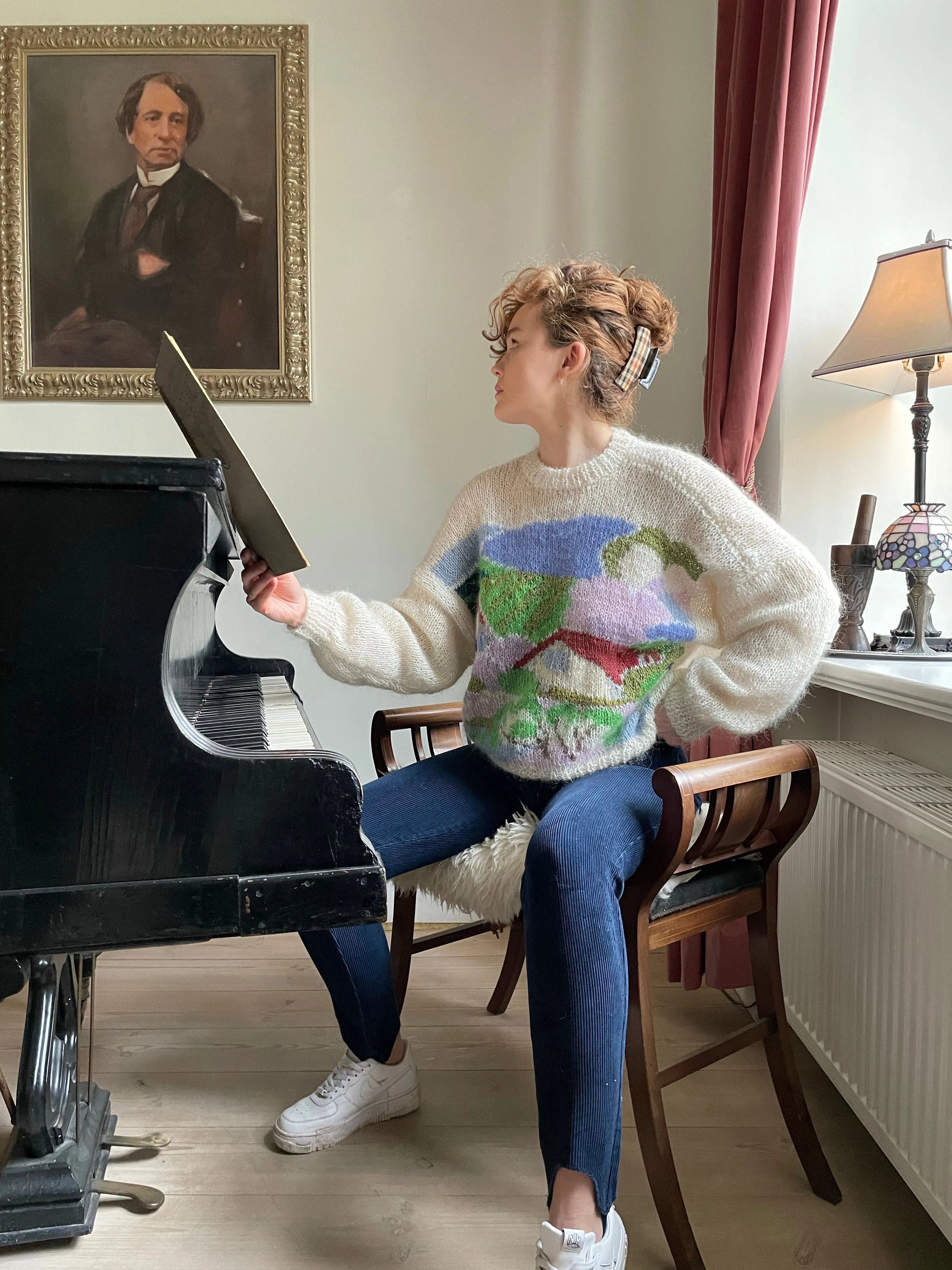 Handmade landscape jumper