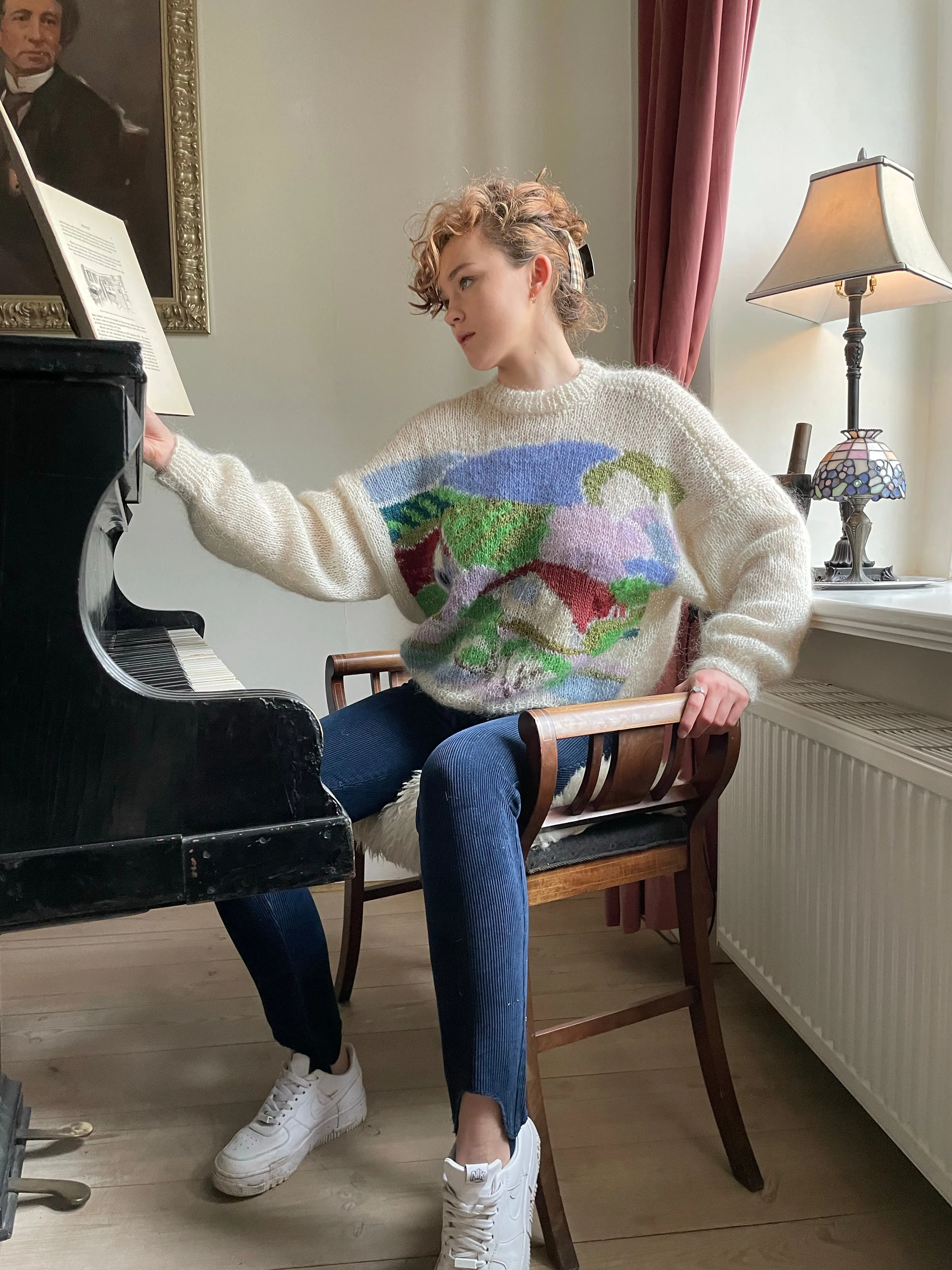 Handmade landscape jumper
