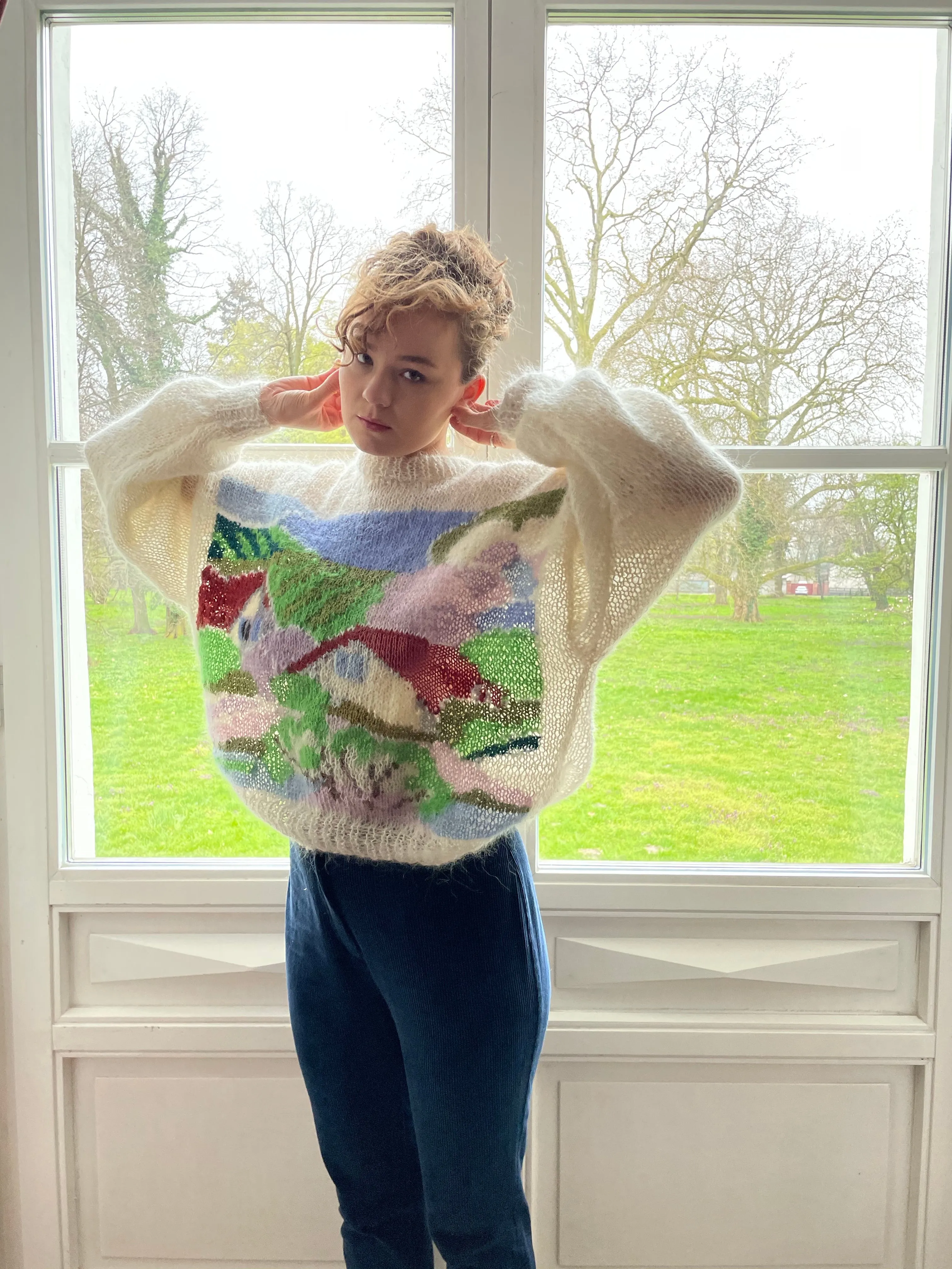 Handmade landscape jumper