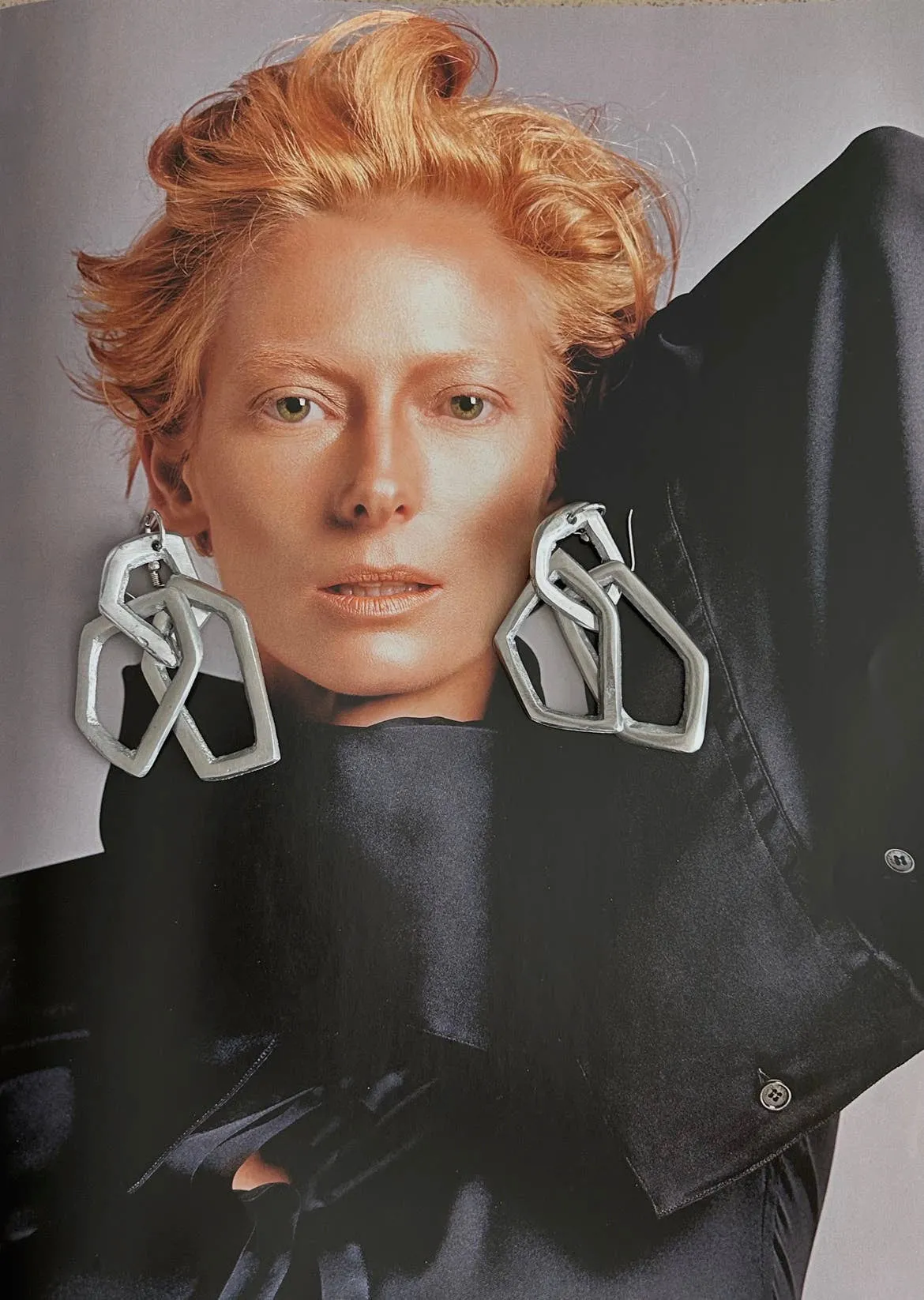 Handmade Large Dangling Earrings