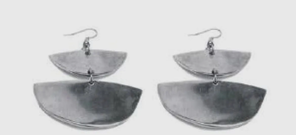 Handmade Large Dangling Earrings