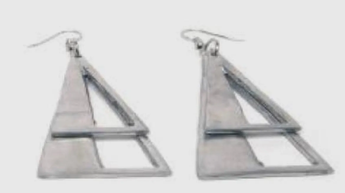 Handmade Large Dangling Earrings