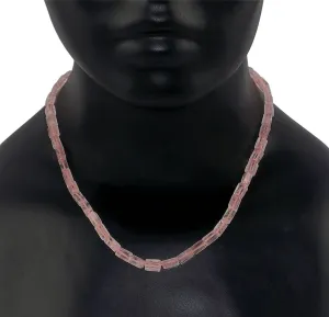 Handmade Rose Quartz Necklace 'Rozy Charm'