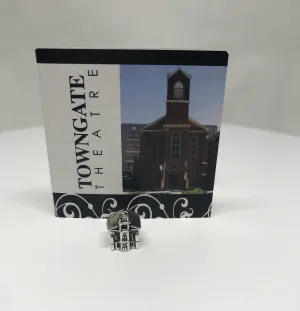 Handmade Sterling Silver "Towngate Theatre" Wheeling Bead