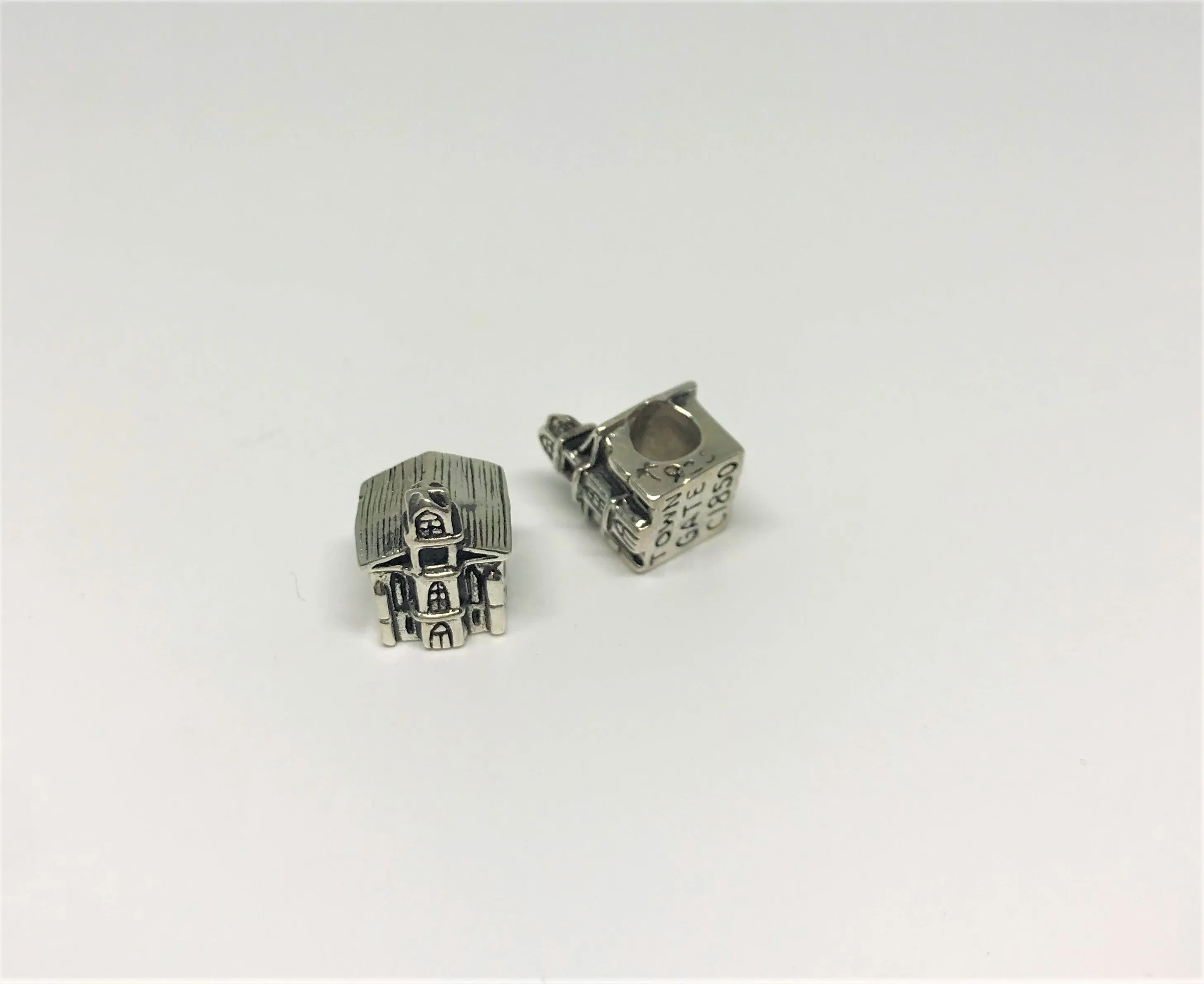 Handmade Sterling Silver "Towngate Theatre" Wheeling Bead