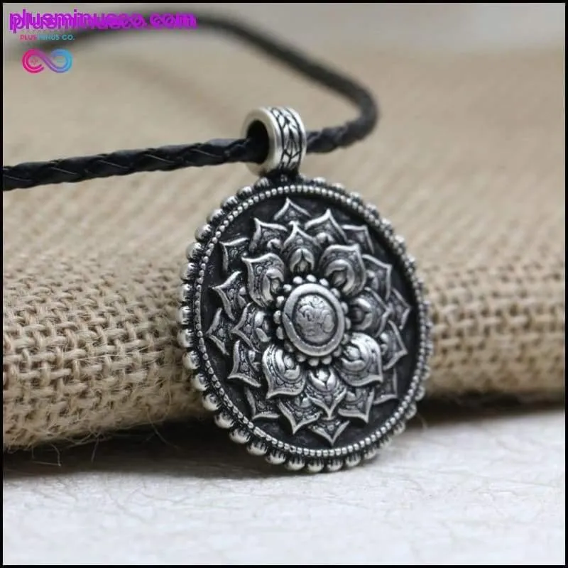 Handmade Tibetan Mandala Flower Necklace