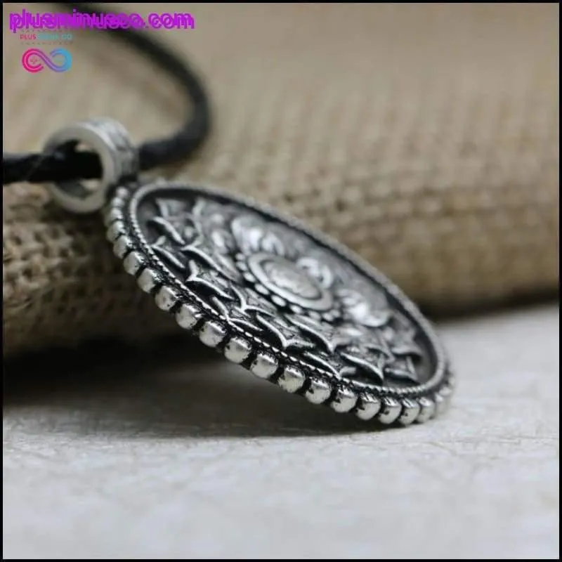 Handmade Tibetan Mandala Flower Necklace
