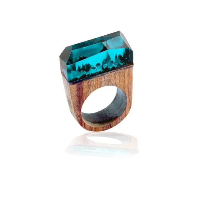 Handmade Wooden Resin Ring
