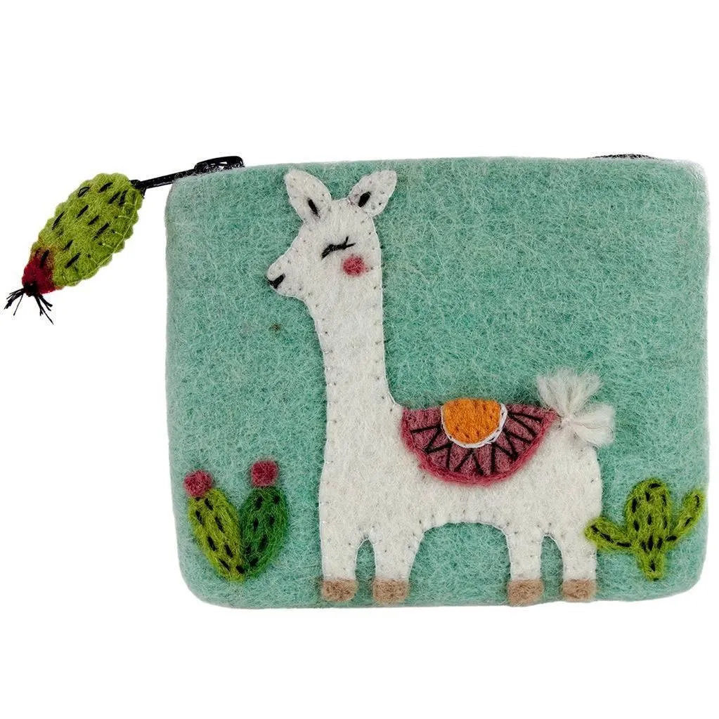 Handmade Wool Coin Purses