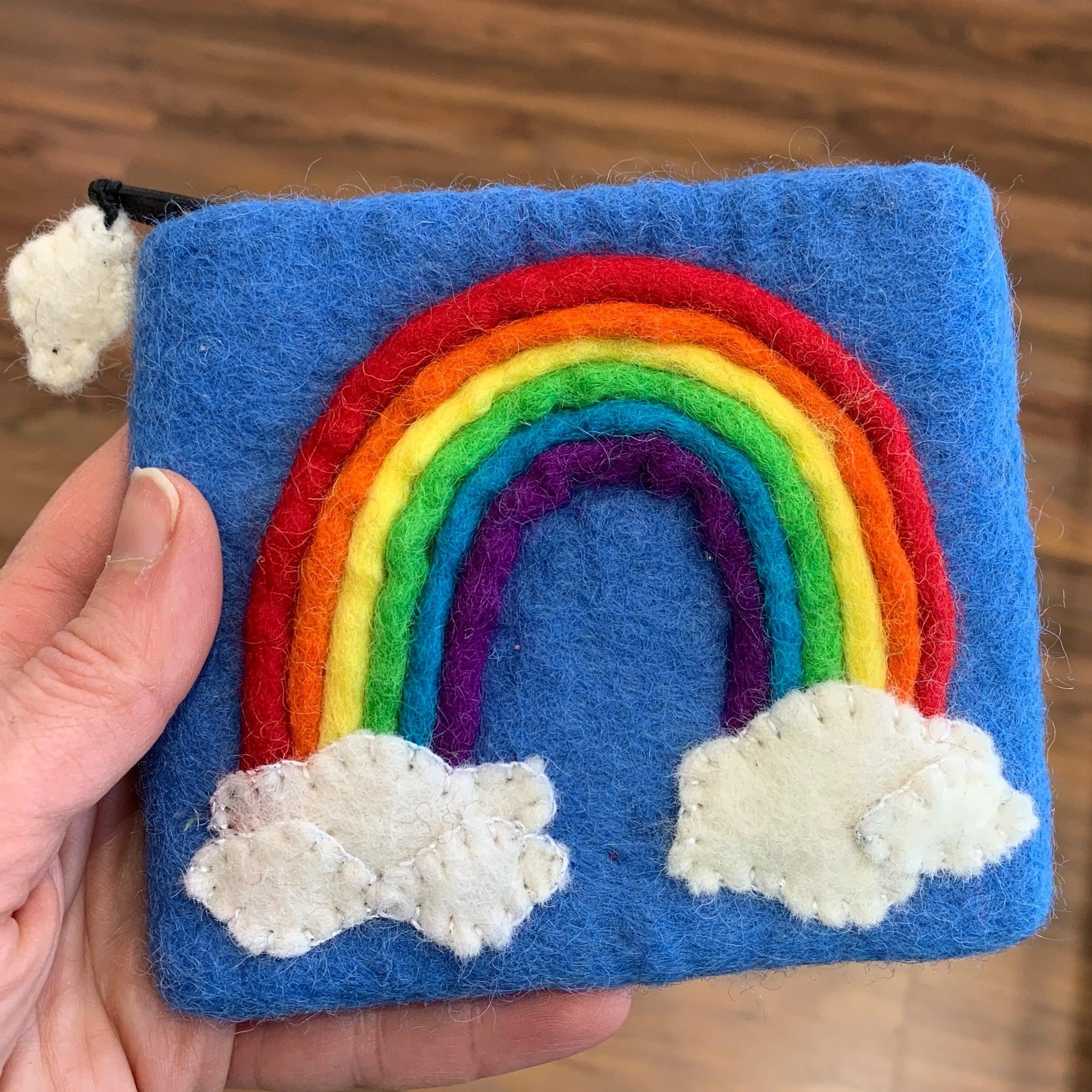 Handmade Wool Coin Purses