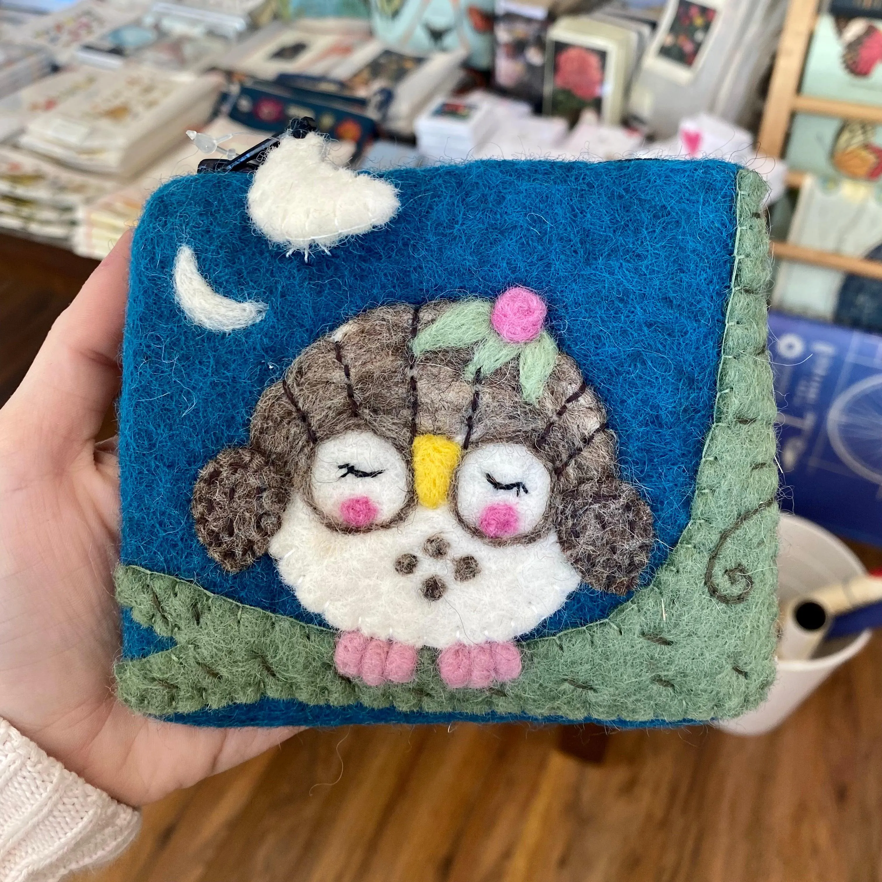 Handmade Wool Coin Purses