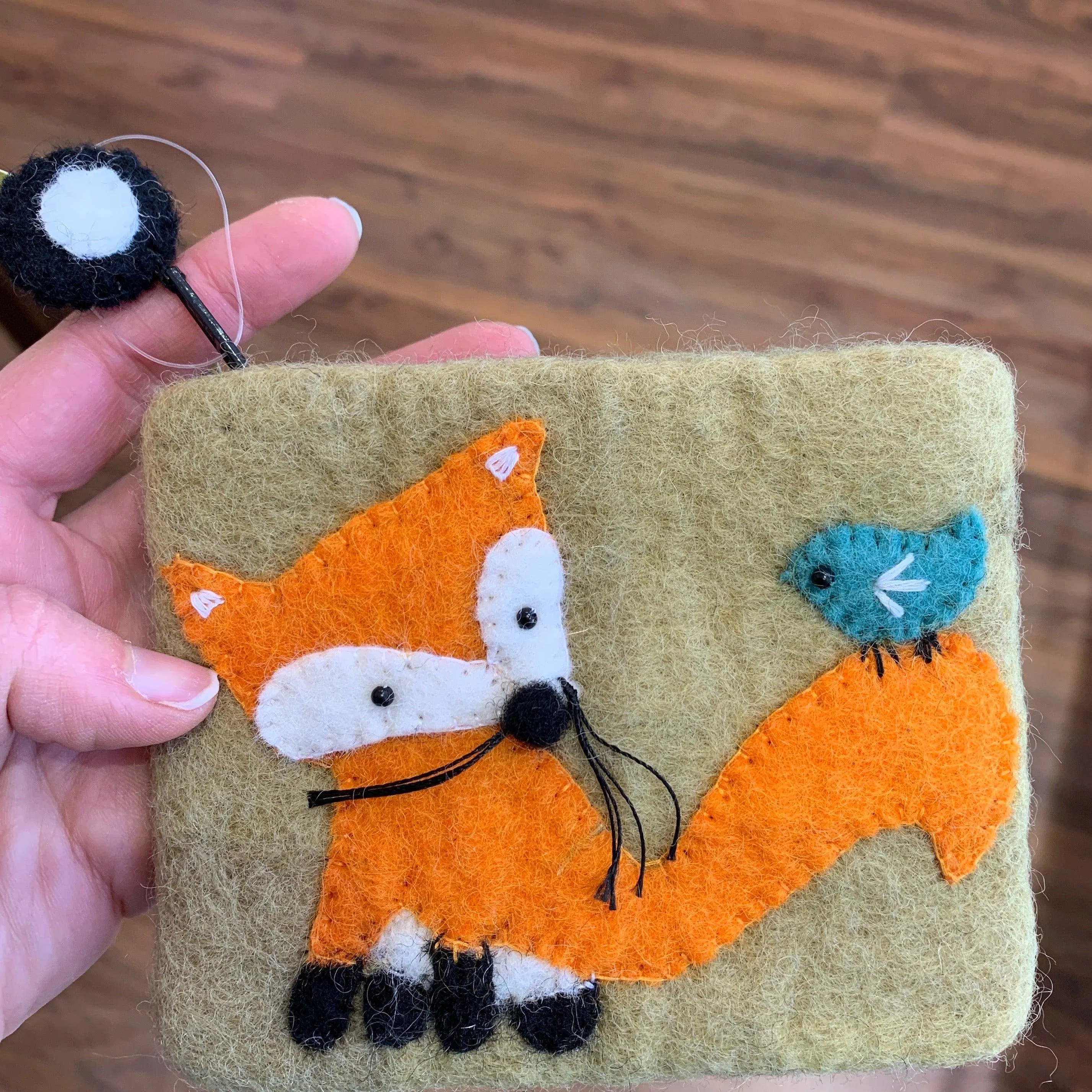 Handmade Wool Coin Purses