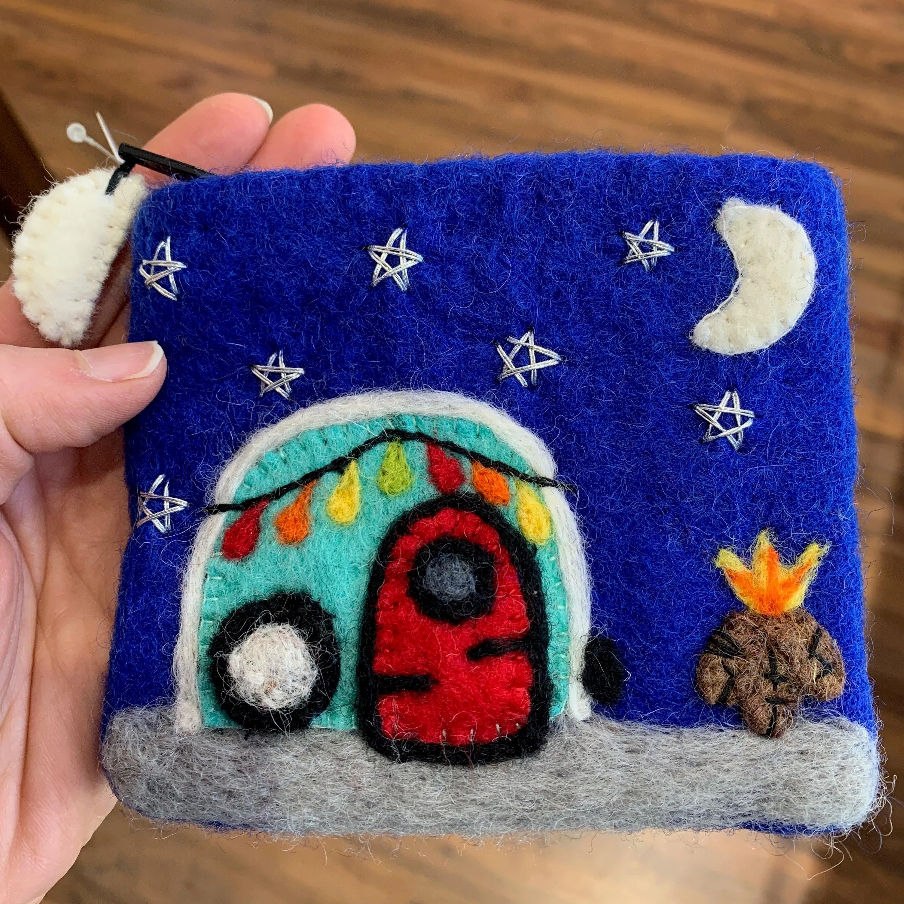 Handmade Wool Coin Purses