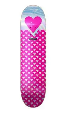 Heart Supply HS Pink Sweathearts Foil Pink x Venom Custom Complete Skateboard - 7.75"