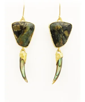 Heather Benjamin Handmade Ocean Jasper Earring