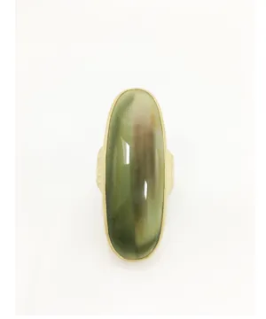 Heather Benjamin Imperial Jasper Slice of Heaven Ring