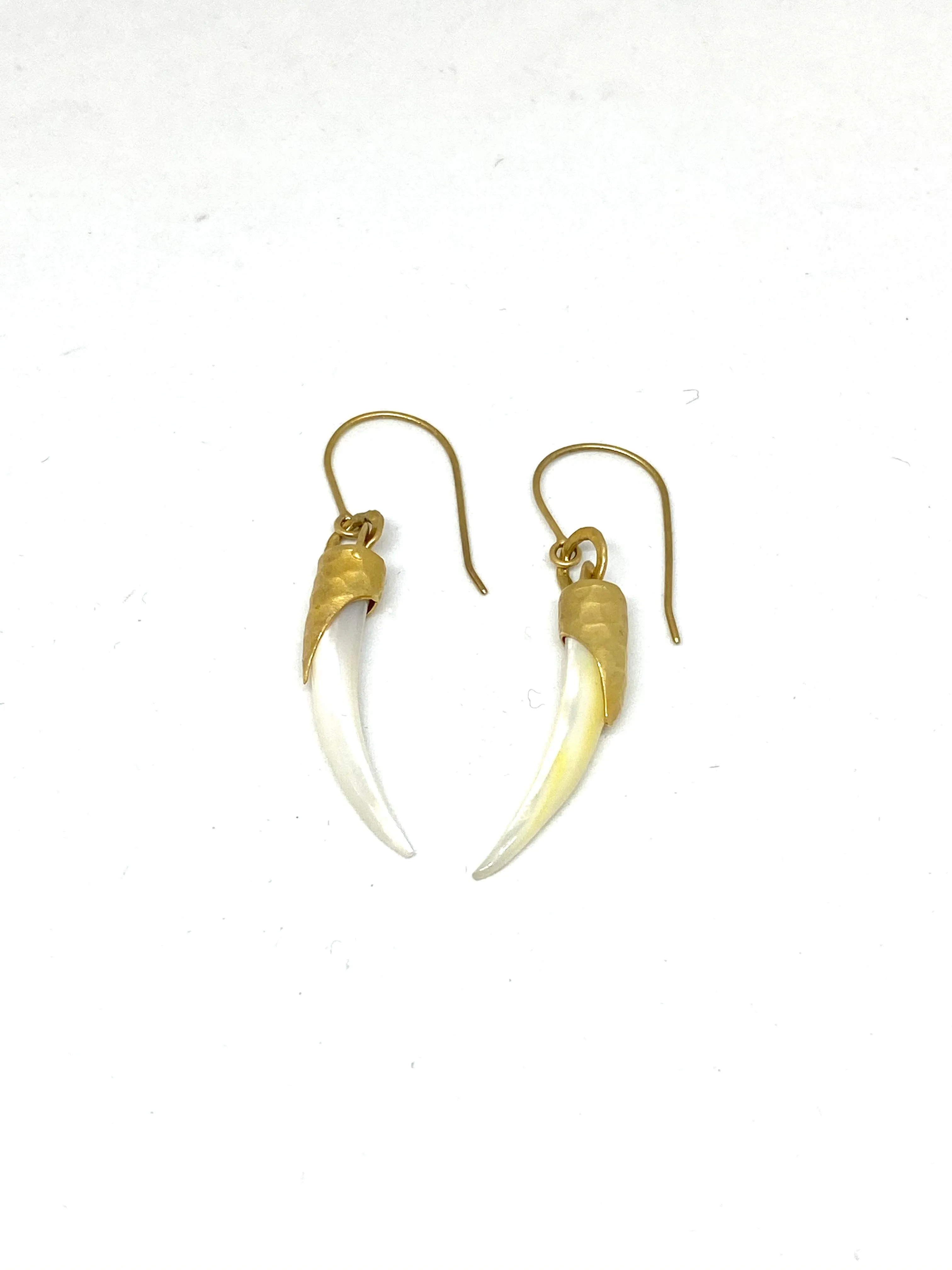 Heather Benjamin Mother of Pearl Shard Earrings