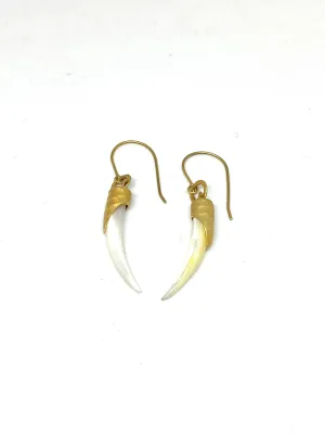 Heather Benjamin Mother of Pearl Shard Earrings