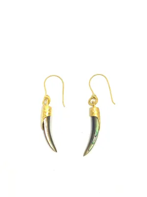 Heather Benjamin Paua Shell Shard Drop Earrings