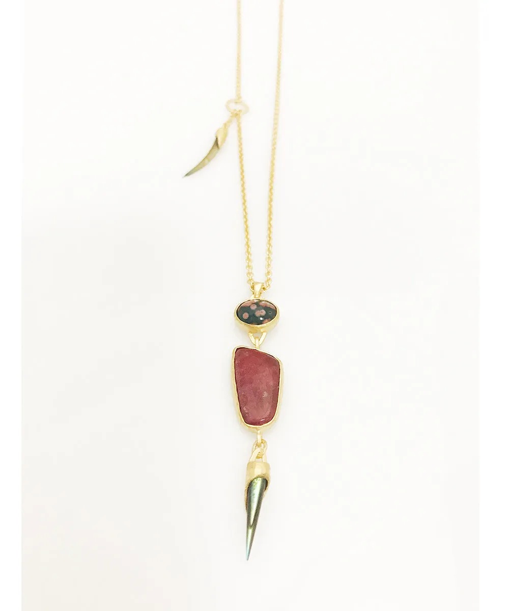 Heather Benjamin Rondocite Necklace