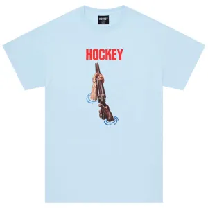 Hockey Shotgun Tee Light Blue