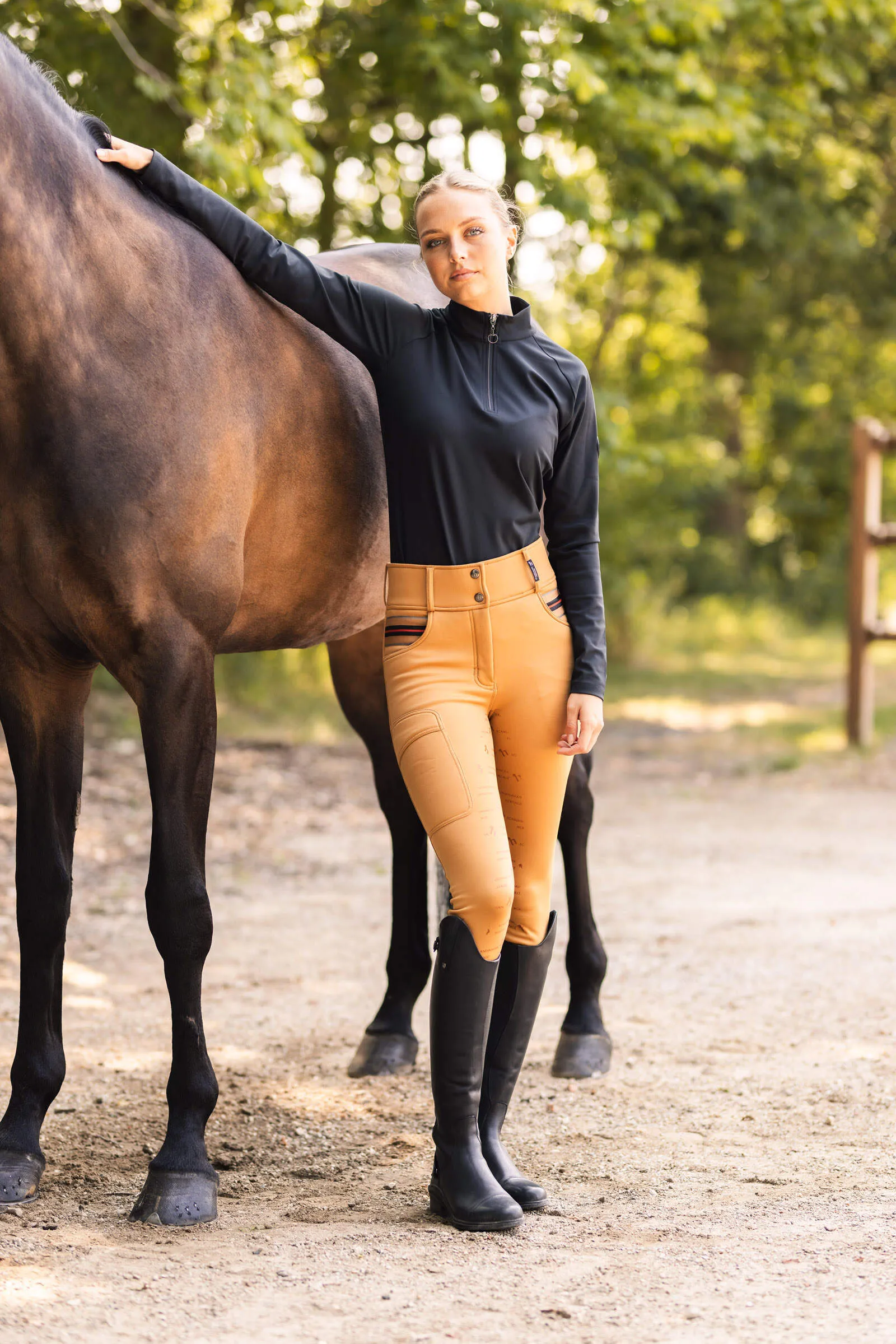 Horze Karla Training Shirt Caviar Black
