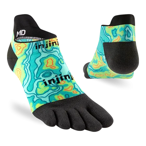 Injinji Artist Designed Womens Lightweight No-Show