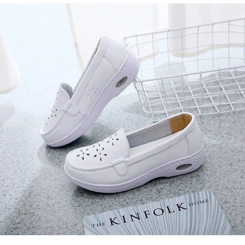 INSTOCK- Women's soft sole breathable anti-slip nurse shoes