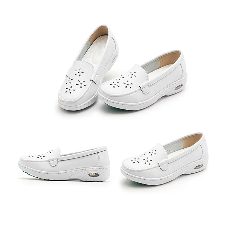 INSTOCK- Women's soft sole breathable anti-slip nurse shoes