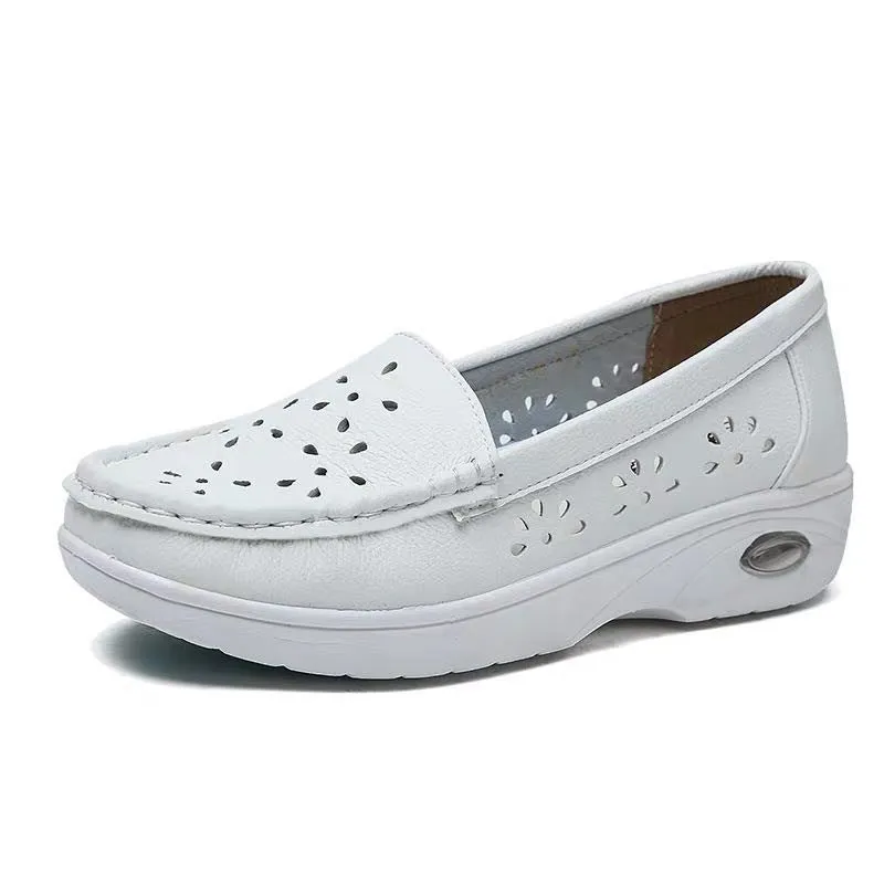 INSTOCK- Women's soft sole breathable anti-slip nurse shoes