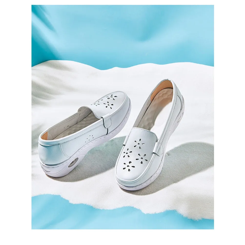 INSTOCK- Women's soft sole breathable anti-slip nurse shoes