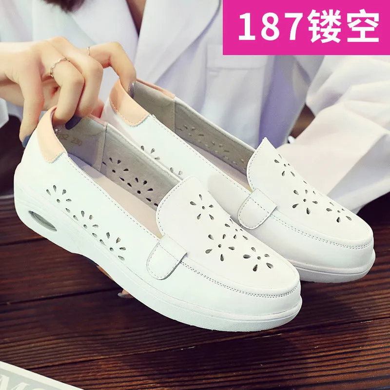 INSTOCK- Women's soft sole breathable anti-slip nurse shoes