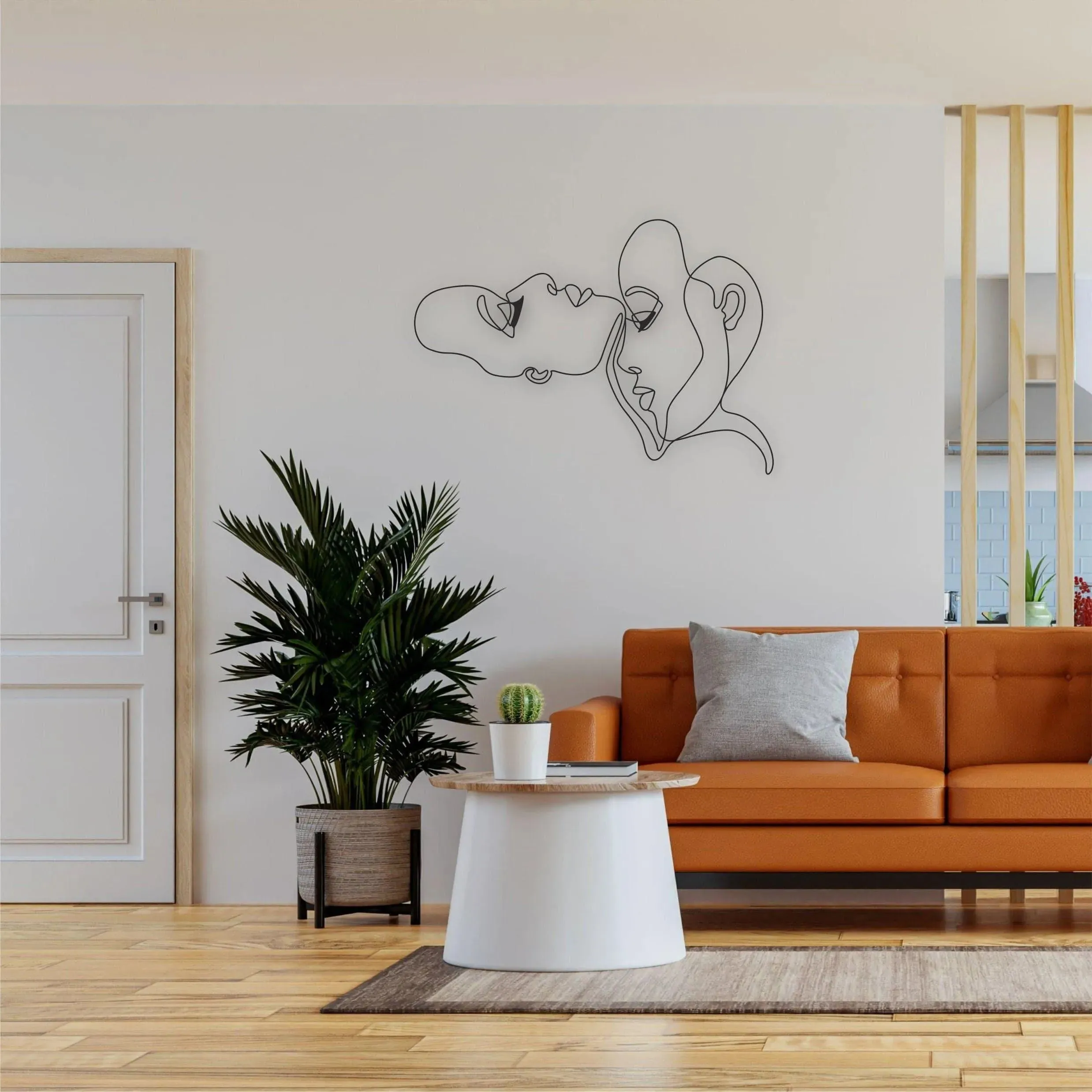 Intimate Women Faces Metal Wall Art