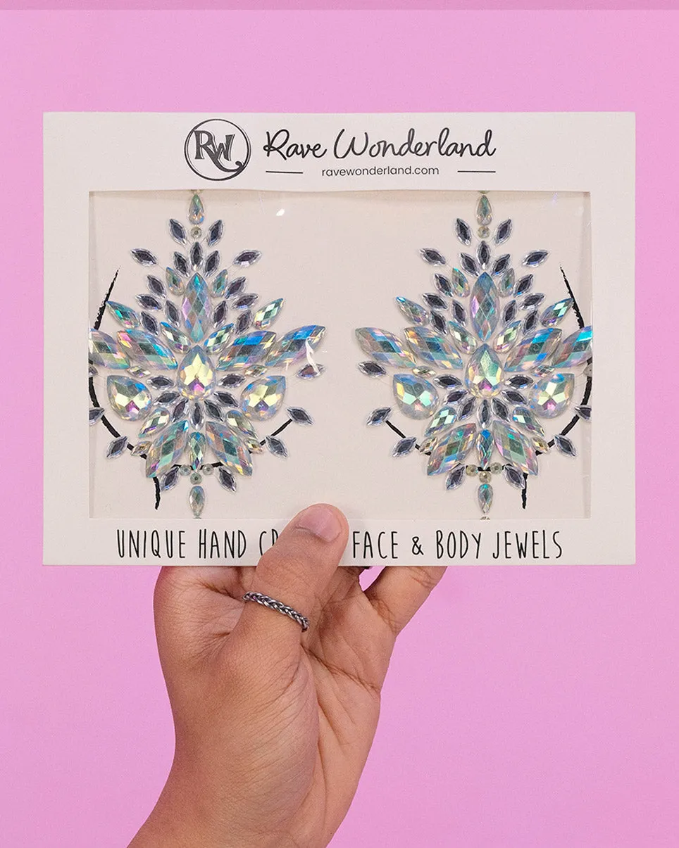 Iridescent Self-Adhesive Jewel Pasties