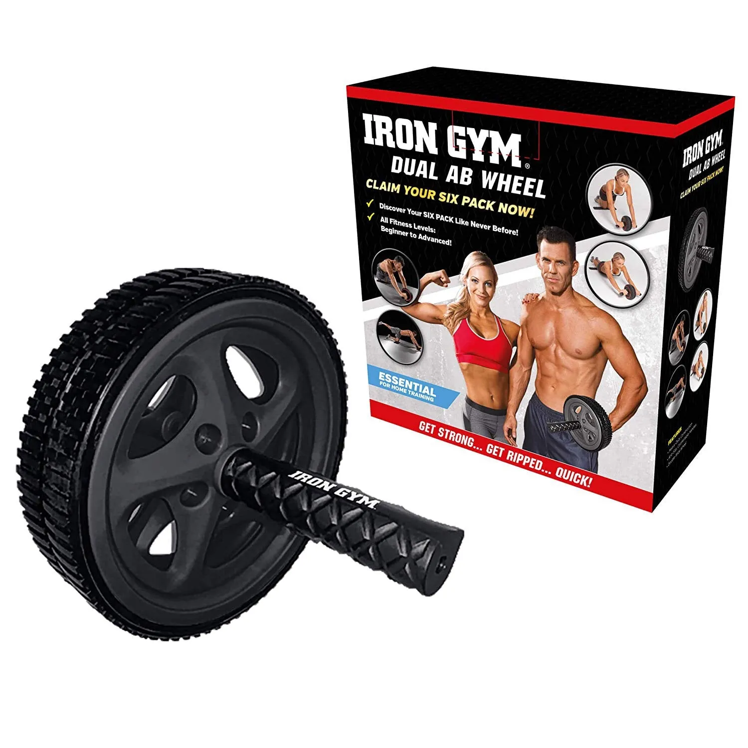 Iron Gym Dual Ab Wheel