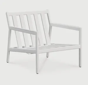 Jack Outdoor Lounge Chair Frame- Aluminium White