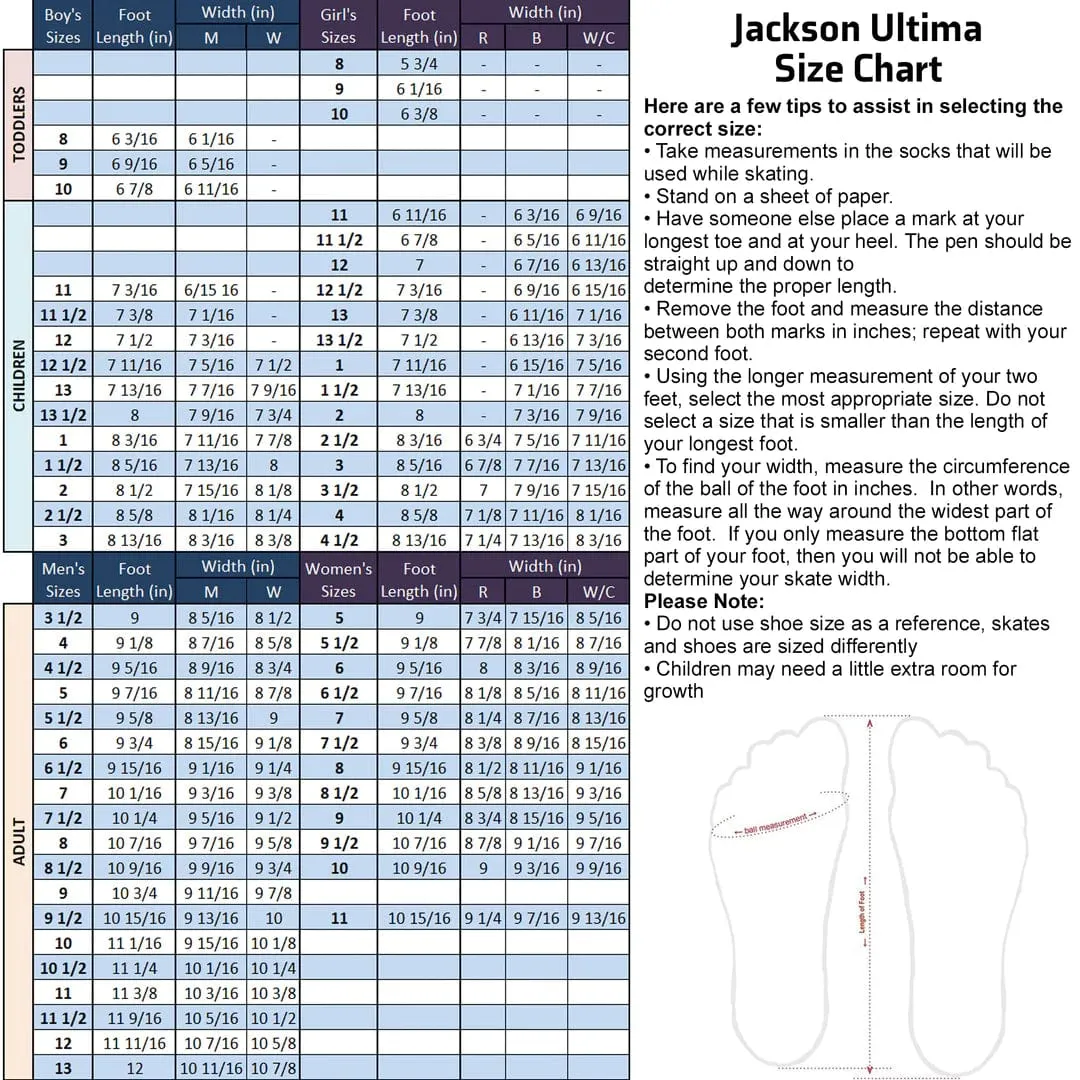 Jackson Elite DJ2700 Skate Boots - 4B, 4.5B - SALE
