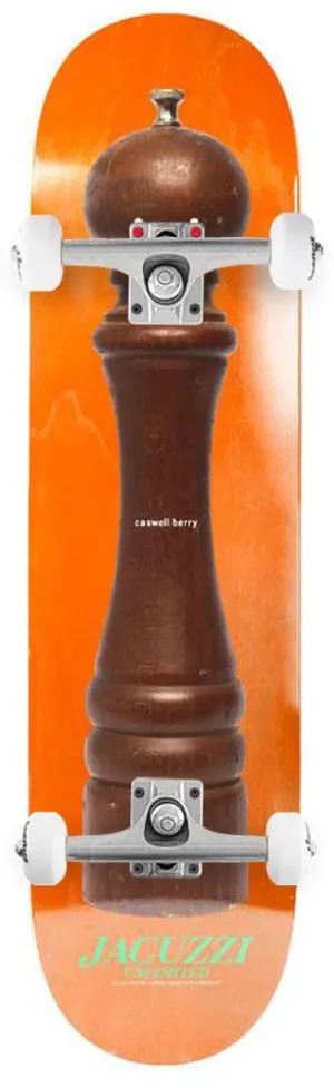 Jacuzzi Caswell Berry Pepper Grinder EX7 Orange x Venom Custom Complete Skateboard - 8.25"