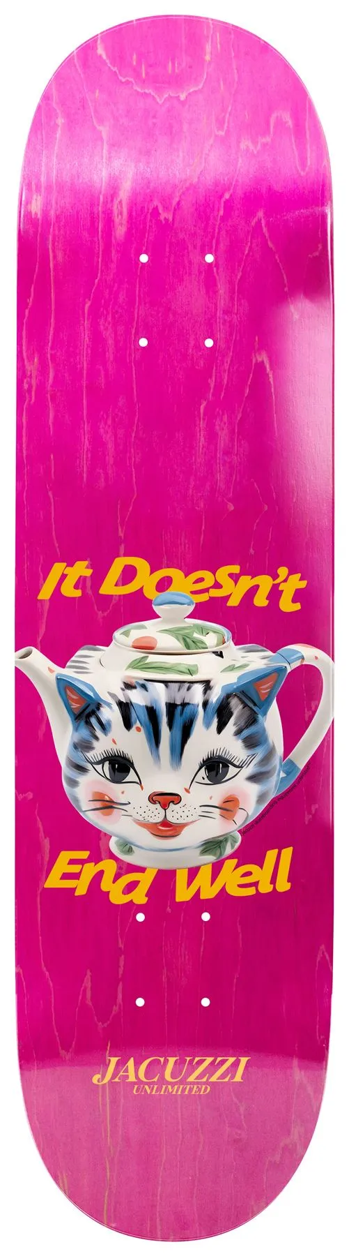 Jacuzzi Unlimited Tea Pot EX7 Pink x Venom Custom Complete Skateboard - 8.125"