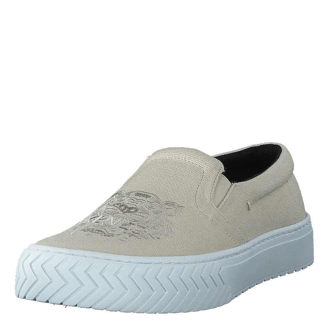 K-skate Slip On Tiger Ecru