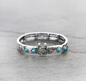 Kemp Center Horseshoe Stretch Bracelet