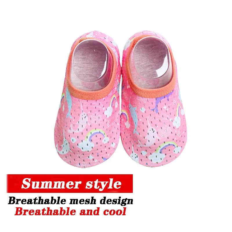 Kids Beach Water Sports Sneakers Children Swimming Aqua Barefoot Shoes Baby Girl Surf Fishing Diving Indoor Outdoor Slippers