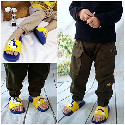Kids Classic Cute Cartoon Lightweight Sandals (Dark Blue)