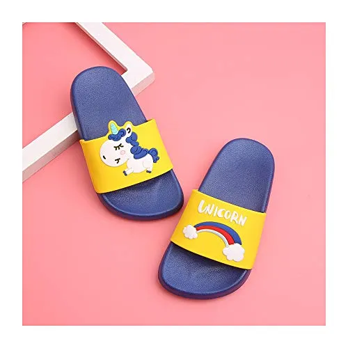 Kids Classic Cute Cartoon Lightweight Sandals (Dark Blue)
