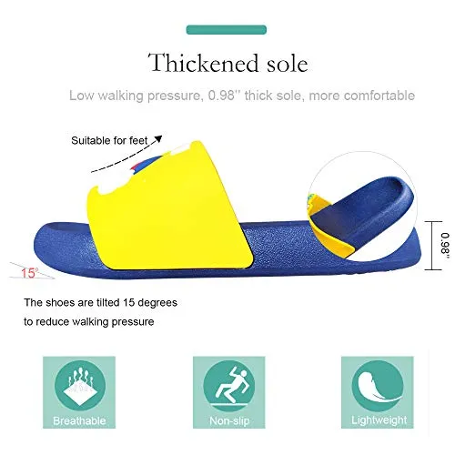 Kids Classic Cute Cartoon Lightweight Sandals (Dark Blue)