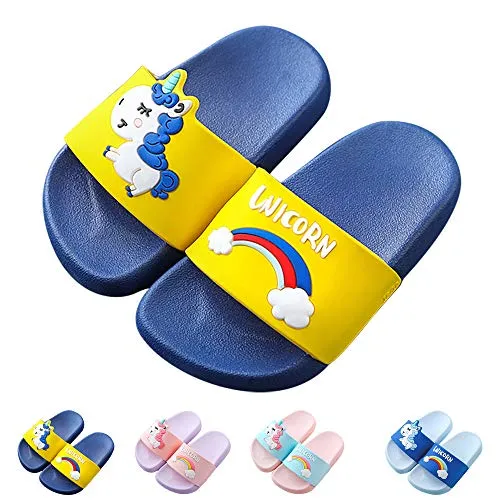 Kids Classic Cute Cartoon Lightweight Sandals (Dark Blue)