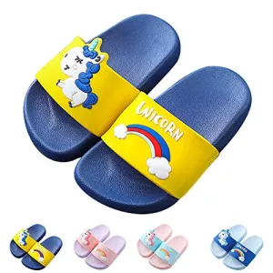 Kids Classic Cute Cartoon Lightweight Sandals (Dark Blue)