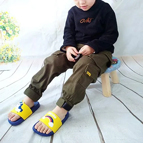 Kids Classic Cute Cartoon Lightweight Sandals (Dark Blue)
