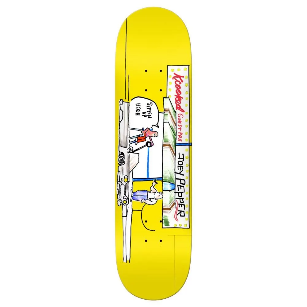 Krooked Guest Joey Pepper Guest Pro Custom Complete Skateboard - 8.25"